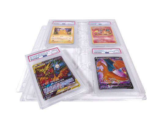 PSA Card Slab Page for binders