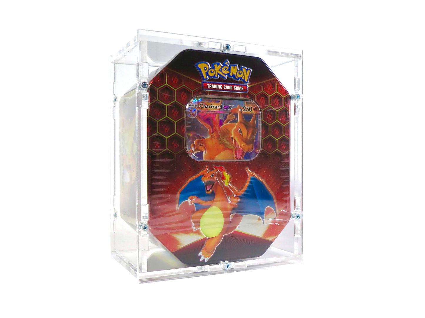 Acrylic case suitable for Pokemon Tin - for example Hidden Fates