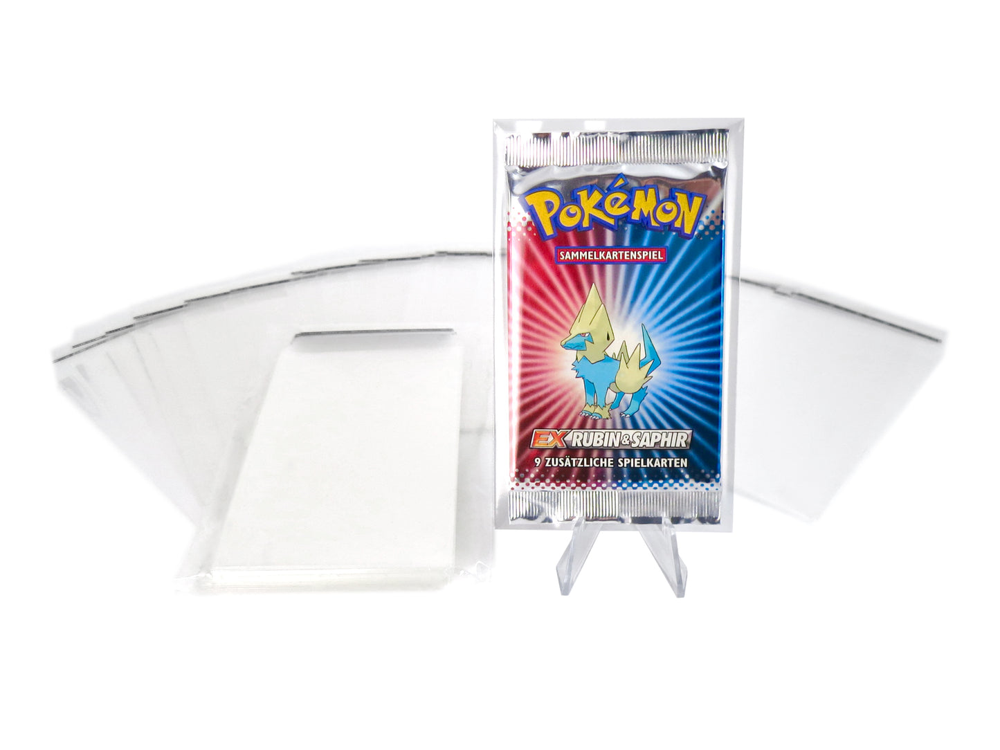 Sleeves for booster packs e.g. Pokemon