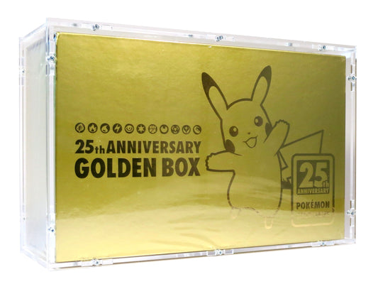 Acrylic Case for Pokemon Golden Box 25th Anniversary Japanese Chinese